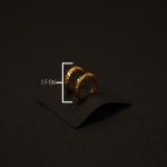 Aurora Facet Hoops Earring - Image 5