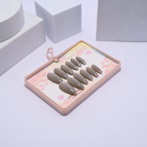 Sheglam Taupe Grey Almond Press-On Nails