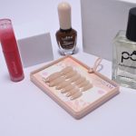 Sheglam Soft Peach Nude Almond Press-On Nails - Image 3
