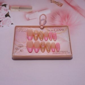 Soft Glam Pink Press-On Nails Set
