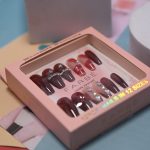 Reusable Artificial Fake Nail Set(Maroon) - Image 3