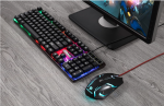 Enter Ignite Pro Gaming Wired Mouse and Keyboard Set with 6 Button Mouse and Rainbow Backlighting