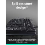 Logitech K120 Wired Keyboard for Windows, USB Plug-and-Play, Full-Size, Spill-Resistant, Curved Space Bar, Compatible with PC, Laptop - Image 5