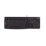Logitech K120 Wired Keyboard for Windows, USB Plug-and-Play, Full-Size, Spill-Resistant, Curved Space Bar, Compatible with PC, Laptop
