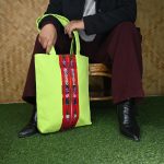 Mizo Handmade Green Ethnic Tote Bag - Image 3