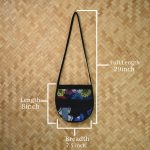 Zopar Vibrant Sunflower Pattern Handcrafted Sling Bag  (Hand-Paint Exclusive Edition) - Image 4