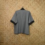 Mizo Ash Grey Handwoven Trim Off Shoulder Shirt Coat (Exclusive Product) - Image 6