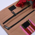 "Hand-Woven Tribal Accent Envelope Clutch - Image 5