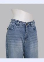 High Rise, Straight Legs Denim Jeans - Image 4