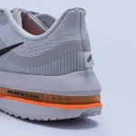 Nike Air Zoom Running Shoes – Grey/Orange - Image 3