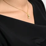 Crystal Puppy Pendant Necklace - Image 5
