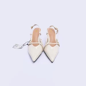 ZARA Ivory Elegance Slingback Heels