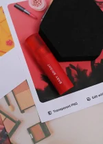 Velvet Kiss Mask-Friendly Lip Tint – Peach Tea #03 - Image 2