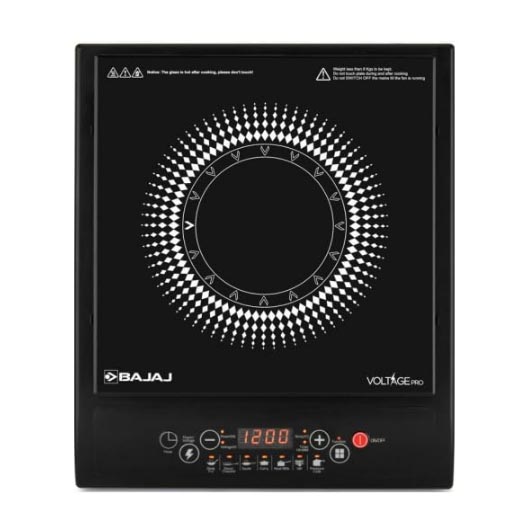 Screenshot_1 Bajaj 120TS 1200 Watts Tempered Glass Induction Cooktop With Tact Switch | Stove Comes With 7 Pre-Set Menus | Digital Led Display - Image 1