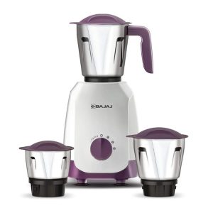 BAJAJ Ninja Series Carve 750 Mixer Grinder (3 Jars, White & Purple)